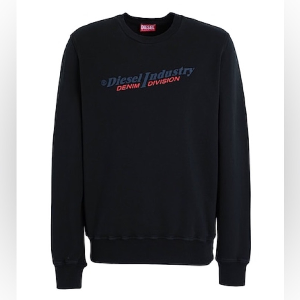 NWT Diesel Men's size large Dark Blue Crewneck Sweater